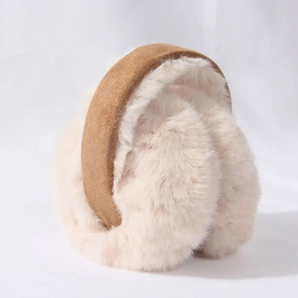 Ear Muff White-Brown