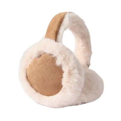 Ear Muff White-Brown